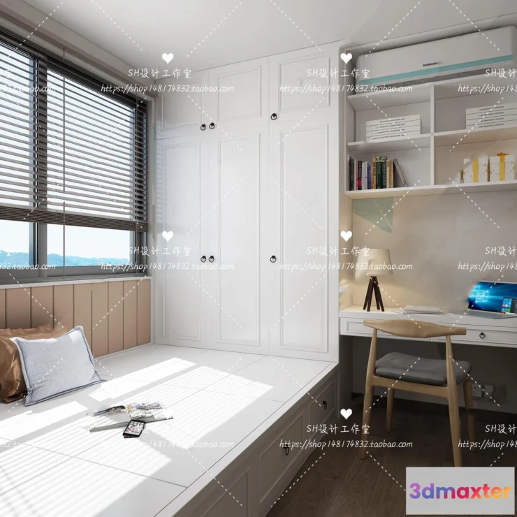 1115236 - CHILDREN ROOM 3D SCENES - VRAY RENDER - 221