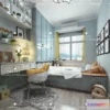 1115250 - CHILDREN ROOM 3D SCENES - VRAY RENDER - 228