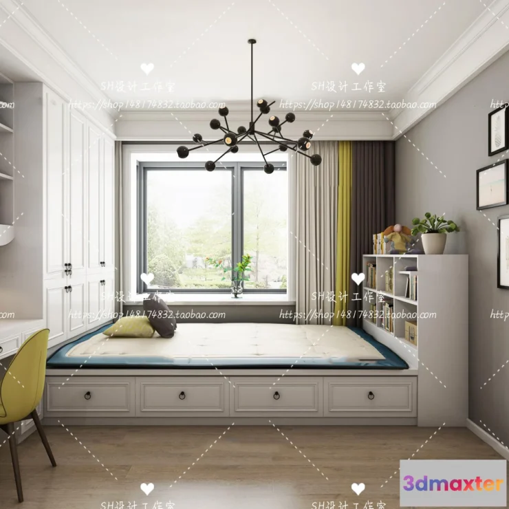 1115256 - CHILDREN ROOM 3D SCENES - VRAY RENDER - 231