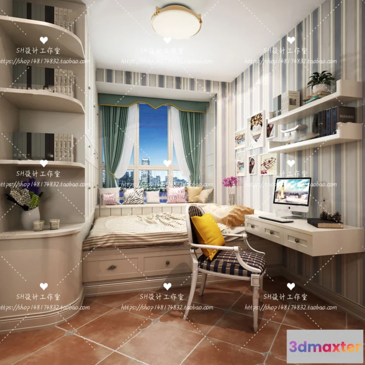 1115262 - CHILDREN ROOM 3D SCENES - VRAY RENDER - 234