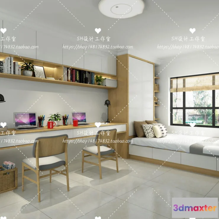 1115272 - CHILDREN ROOM 3D SCENES - VRAY RENDER - 239