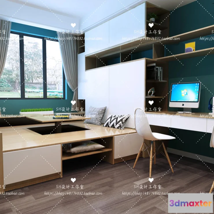 1115276 - CHILDREN ROOM 3D SCENES - VRAY RENDER - 241