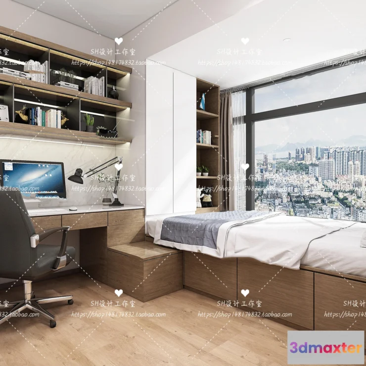 1115280 - CHILDREN ROOM 3D SCENES - VRAY RENDER - 243