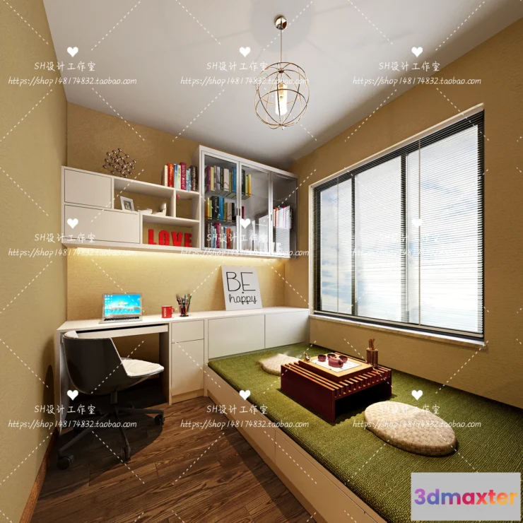 1115308 - CHILDREN ROOM 3D SCENES - VRAY RENDER - 257