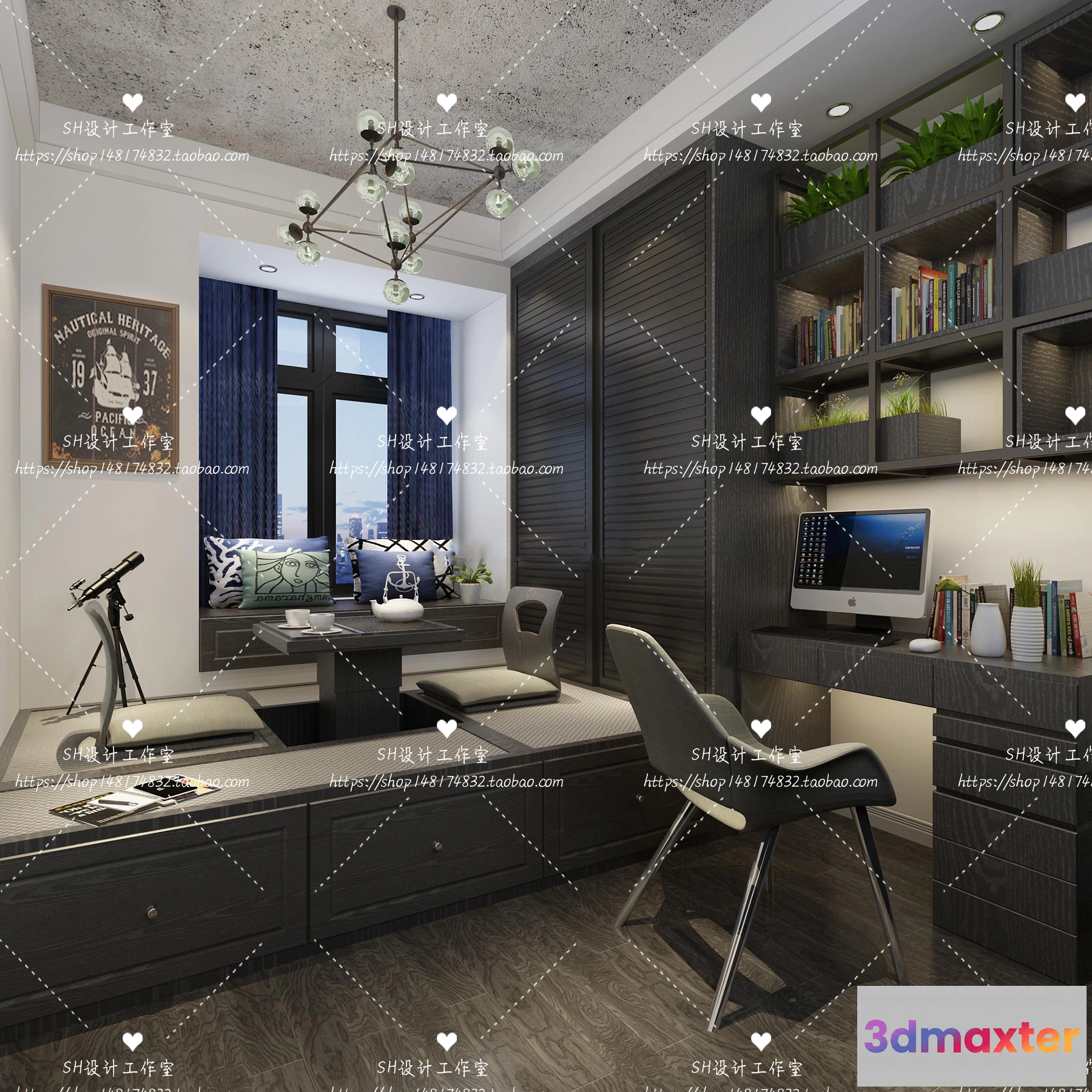 1115326 - CHILDREN ROOM 3D SCENES - VRAY RENDER - 266