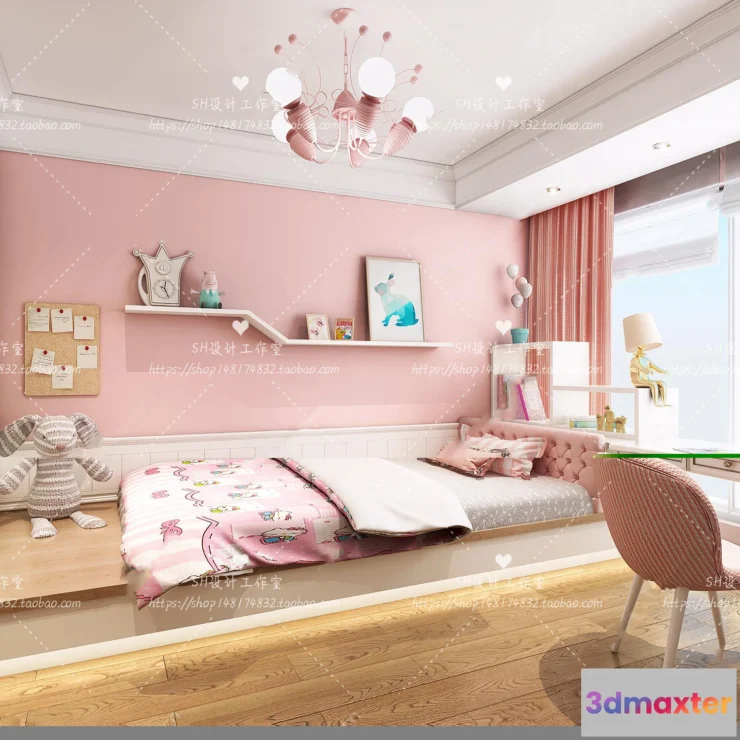 1115356 - CHILDREN ROOM 3D SCENES - VRAY RENDER - 281