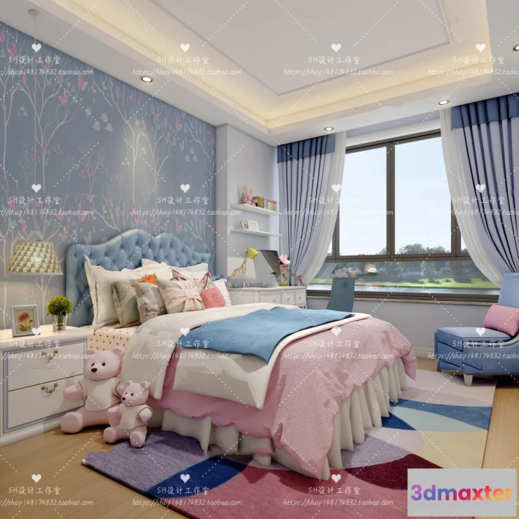1115358 - CHILDREN ROOM 3D SCENES - VRAY RENDER - 282