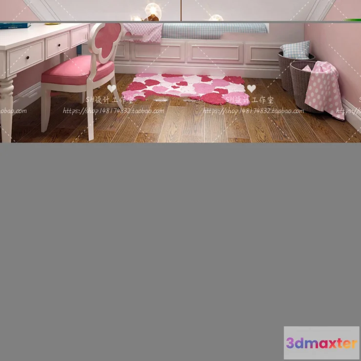 1115364 - CHILDREN ROOM 3D SCENES - VRAY RENDER - 285