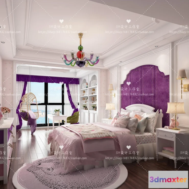1115374 - CHILDREN ROOM 3D SCENES - VRAY RENDER - 290