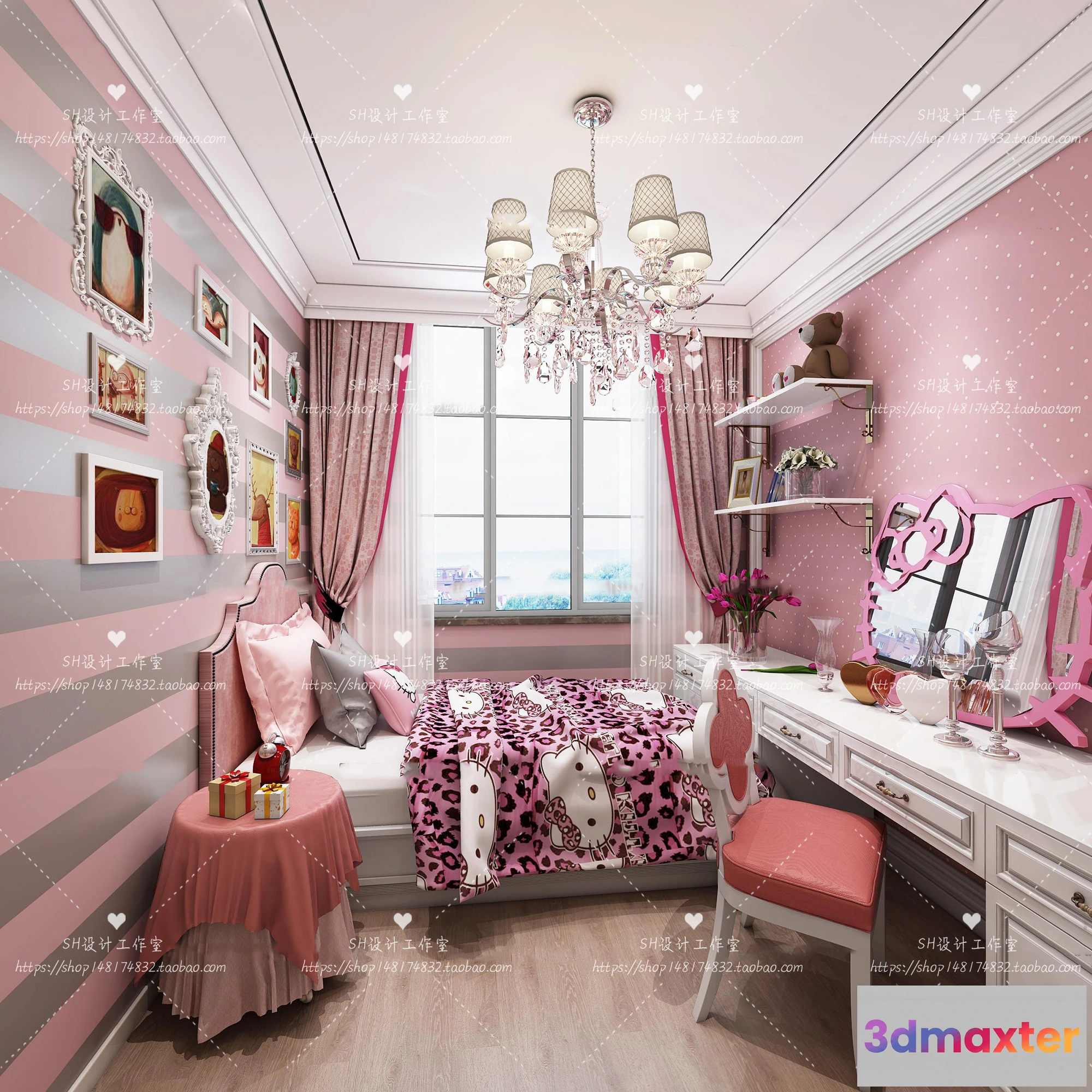 1115396 - CHILDREN ROOM 3D SCENES - VRAY RENDER - 301