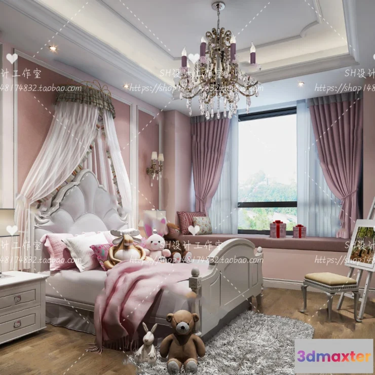 1115414 - CHILDREN ROOM 3D SCENES - VRAY RENDER - 310
