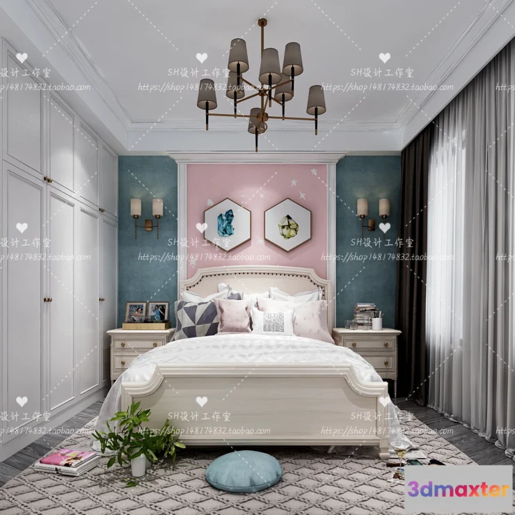 1115420 - CHILDREN ROOM 3D SCENES - VRAY RENDER - 313