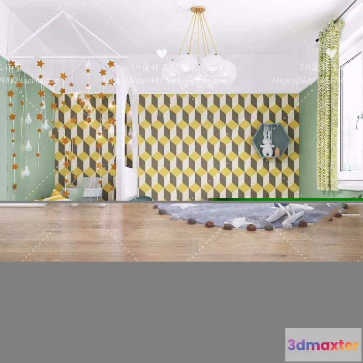 1115456 - CHILDREN ROOM 3D SCENES - VRAY RENDER - 331