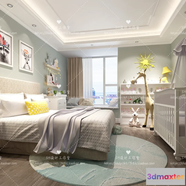 1115468 - CHILDREN ROOM 3D SCENES - VRAY RENDER - 337