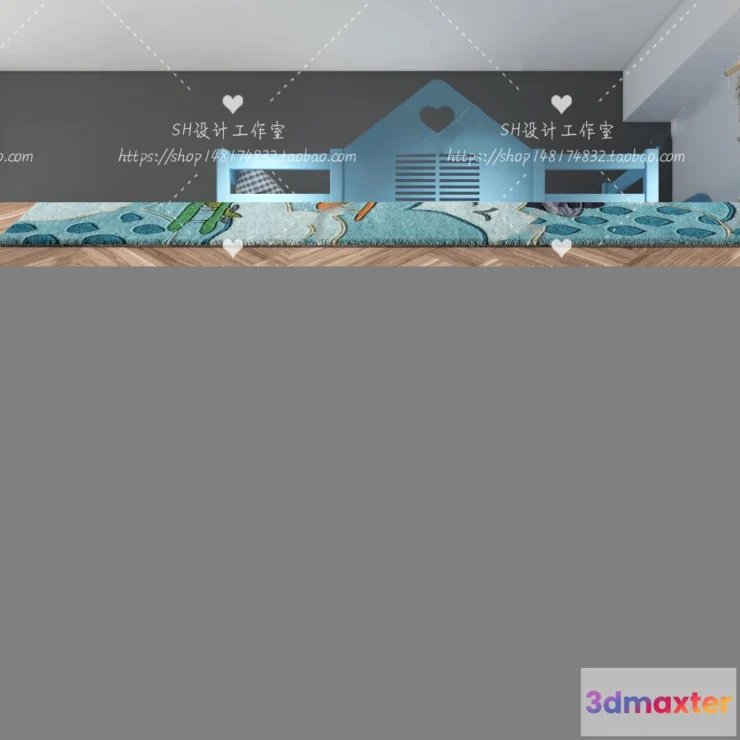 1115470 - CHILDREN ROOM 3D SCENES - VRAY RENDER - 338