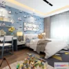 1115492 - CHILDREN ROOM 3D SCENES - VRAY RENDER - 349