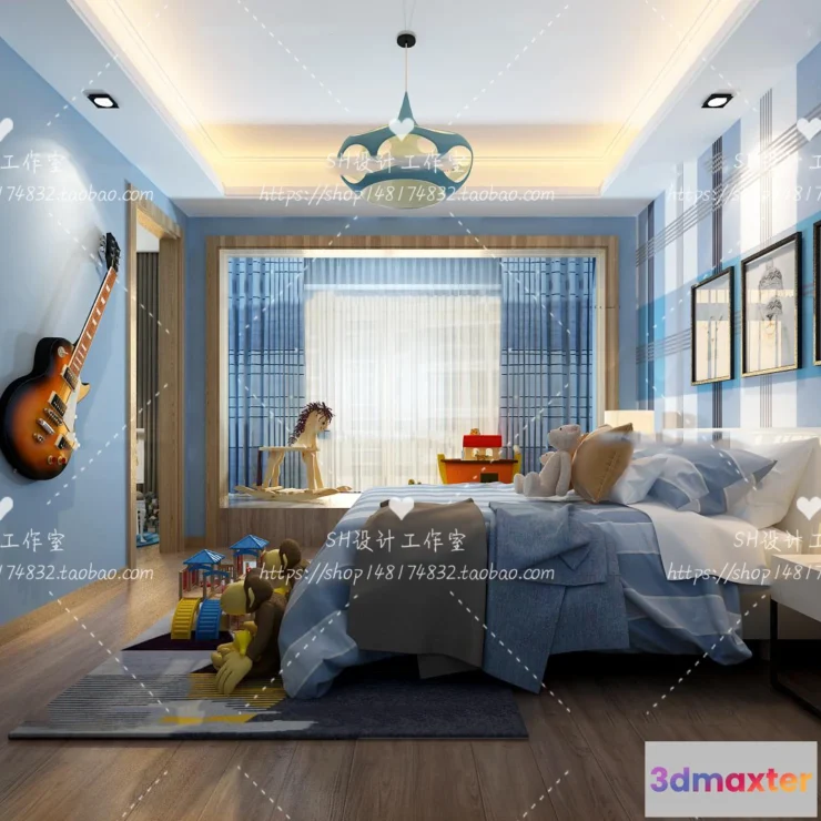 1115528 - CHILDREN ROOM 3D SCENES - VRAY RENDER - 367
