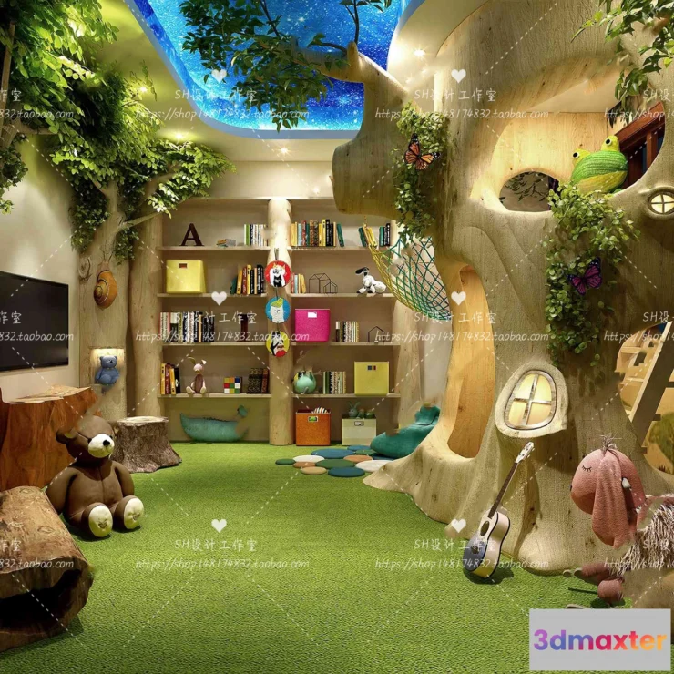 1115548 - CHILDREN ROOM 3D SCENES - VRAY RENDER - 377