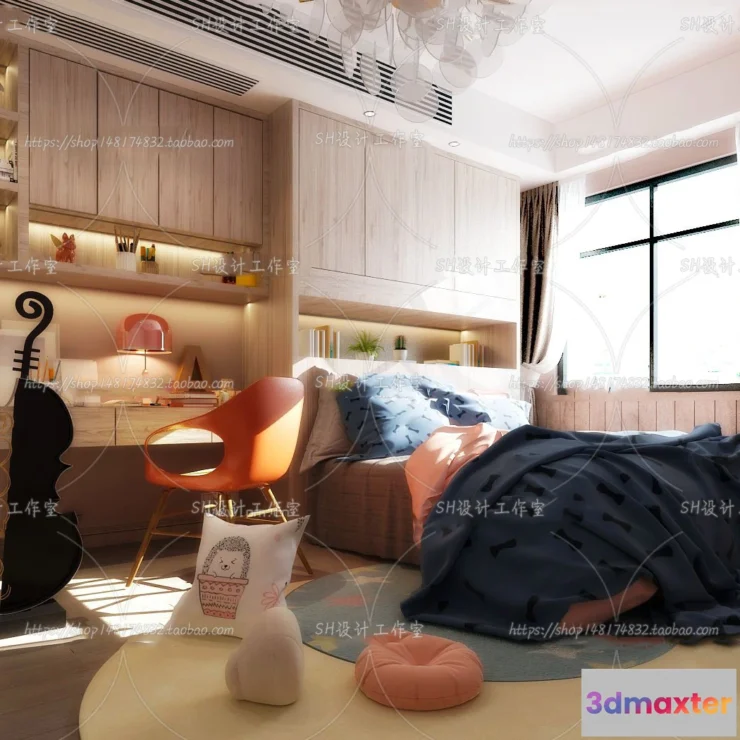 1115570 - CHILDREN ROOM 3D SCENES - VRAY RENDER - 388