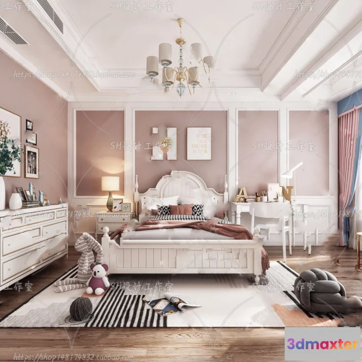 1115576 - CHILDREN ROOM 3D SCENES - VRAY RENDER - 391