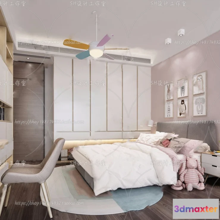 1115600 - CHILDREN ROOM 3D SCENES - VRAY RENDER - 403