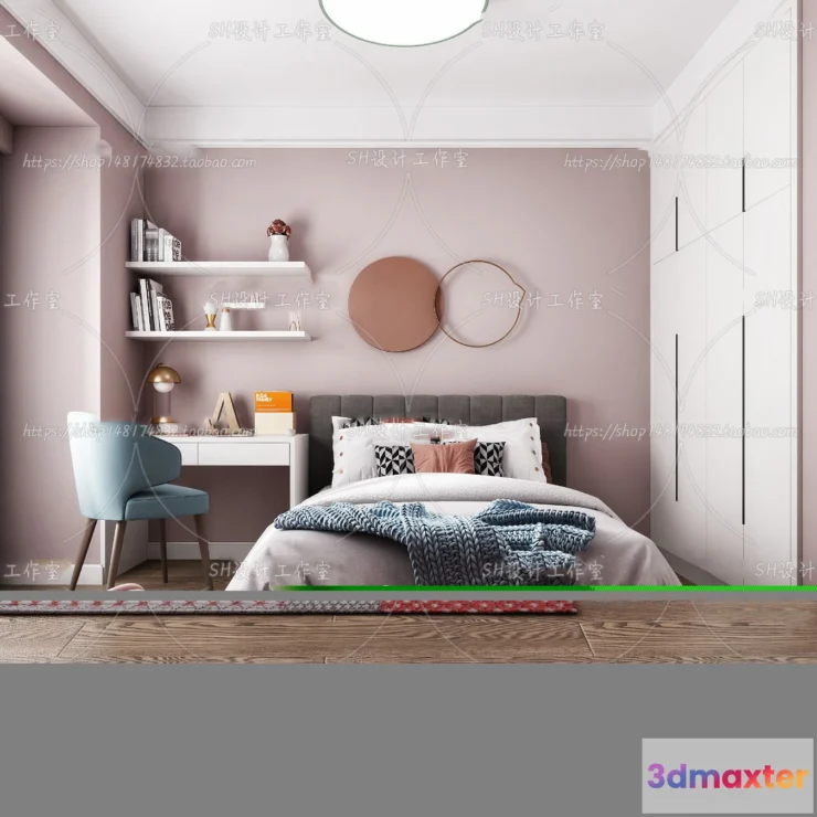 1115602 - CHILDREN ROOM 3D SCENES - VRAY RENDER - 404