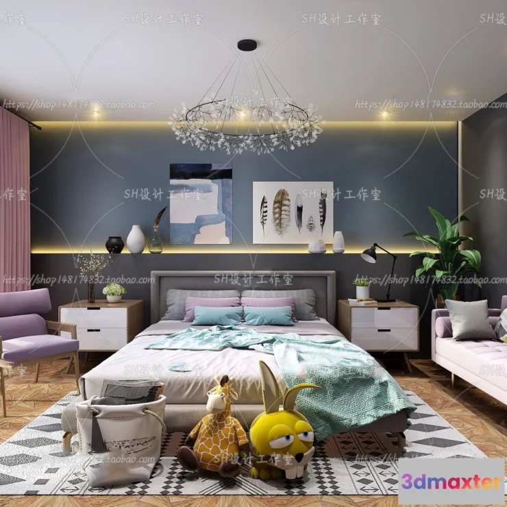 1115640 - CHILDREN ROOM 3D SCENES - VRAY RENDER - 423