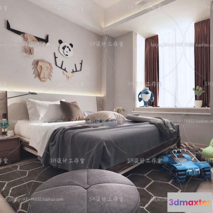 1115652 - CHILDREN ROOM 3D SCENES - VRAY RENDER - 429