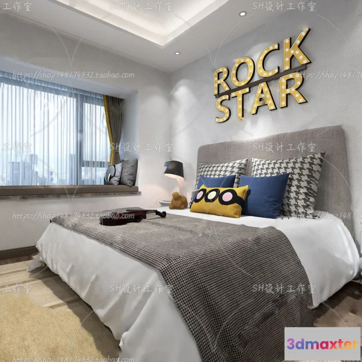 1115664 - CHILDREN ROOM 3D SCENES - VRAY RENDER - 435