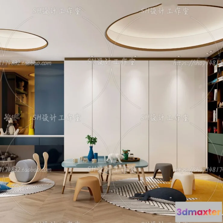 1115670 - CHILDREN ROOM 3D SCENES - VRAY RENDER - 438