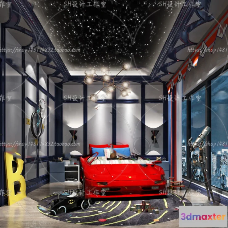 1115680 - CHILDREN ROOM 3D SCENES - VRAY RENDER - 443