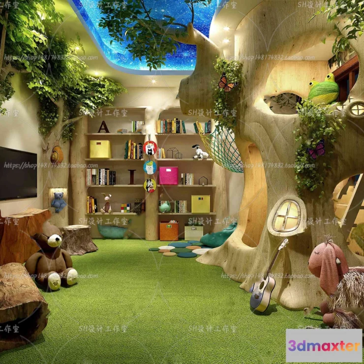 1115688 - CHILDREN ROOM 3D SCENES - VRAY RENDER - 447