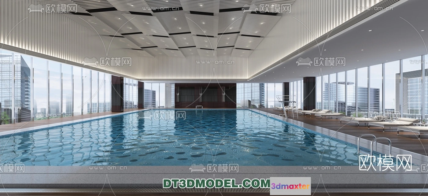 1239750 - EXTERIOR - POOL - VRAY  CORONA - 3D MODEL - 999