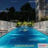 1239764 - EXTERIOR - POOL - VRAY  CORONA - 3D MODEL - 1006