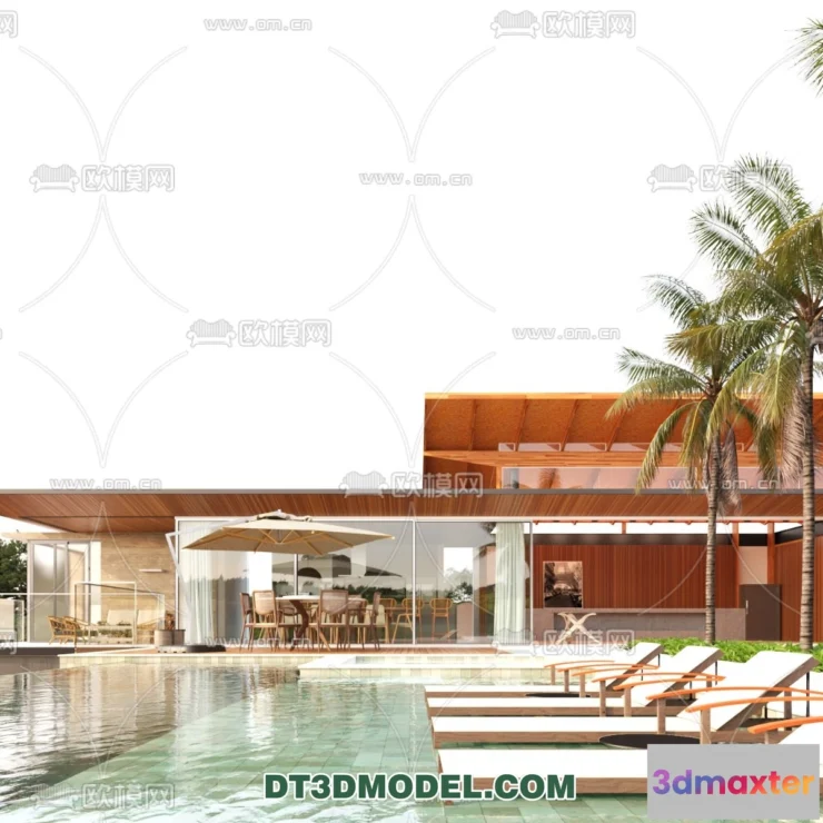 1239800 - EXTERIOR - POOL - CORONA - 3D MODEL - 1024