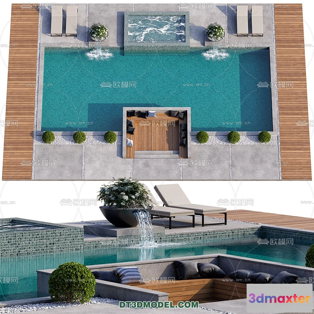 1239820 - EXTERIOR - POOL - CORONA - 3D MODEL - 1034