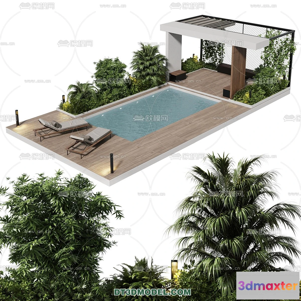 1239838 - EXTERIOR - POOL - CORONA - 3D MODEL - 1043