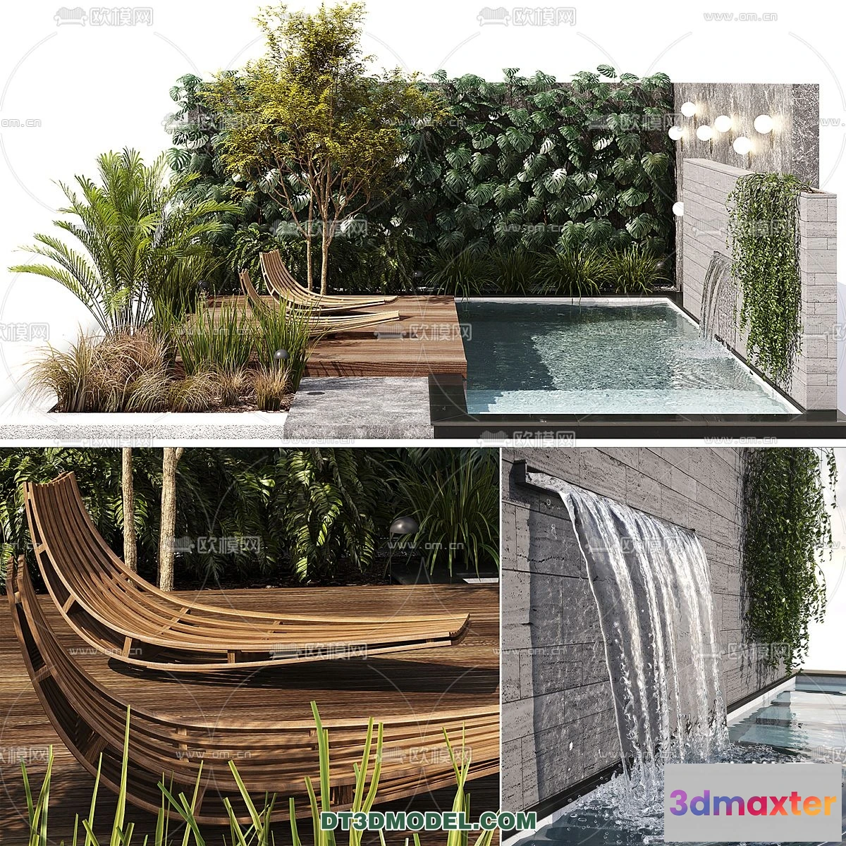 1239852 - EXTERIOR - POOL - CORONA - 3D MODEL - 1050