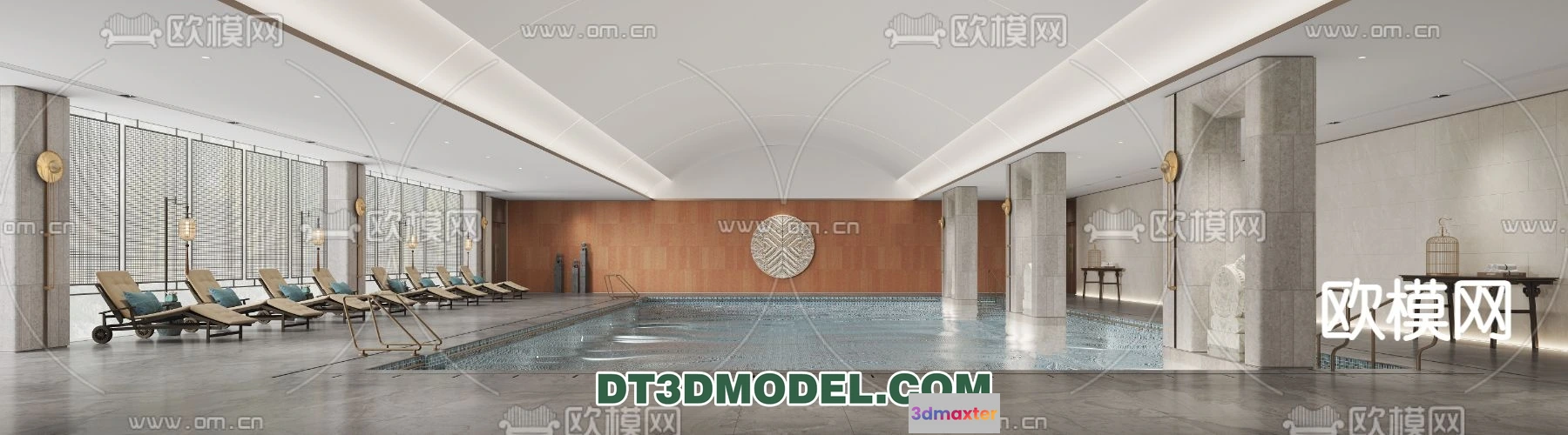 1239862 - EXTERIOR - POOL - VRAY  CORONA - 3D MODEL - 1055