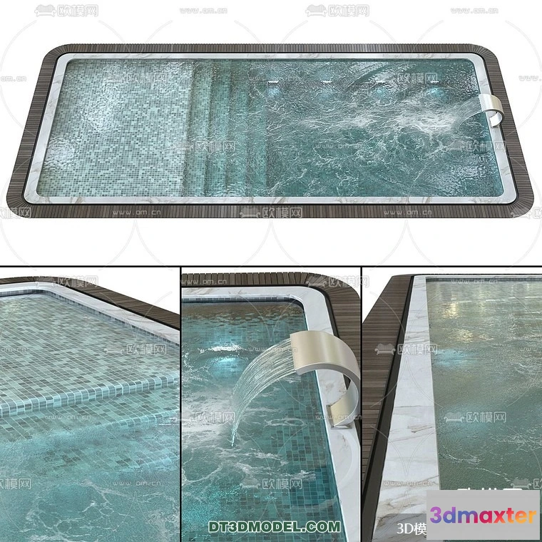 1239868 - EXTERIOR - POOL - VRAY  CORONA - 3D MODEL - 1058