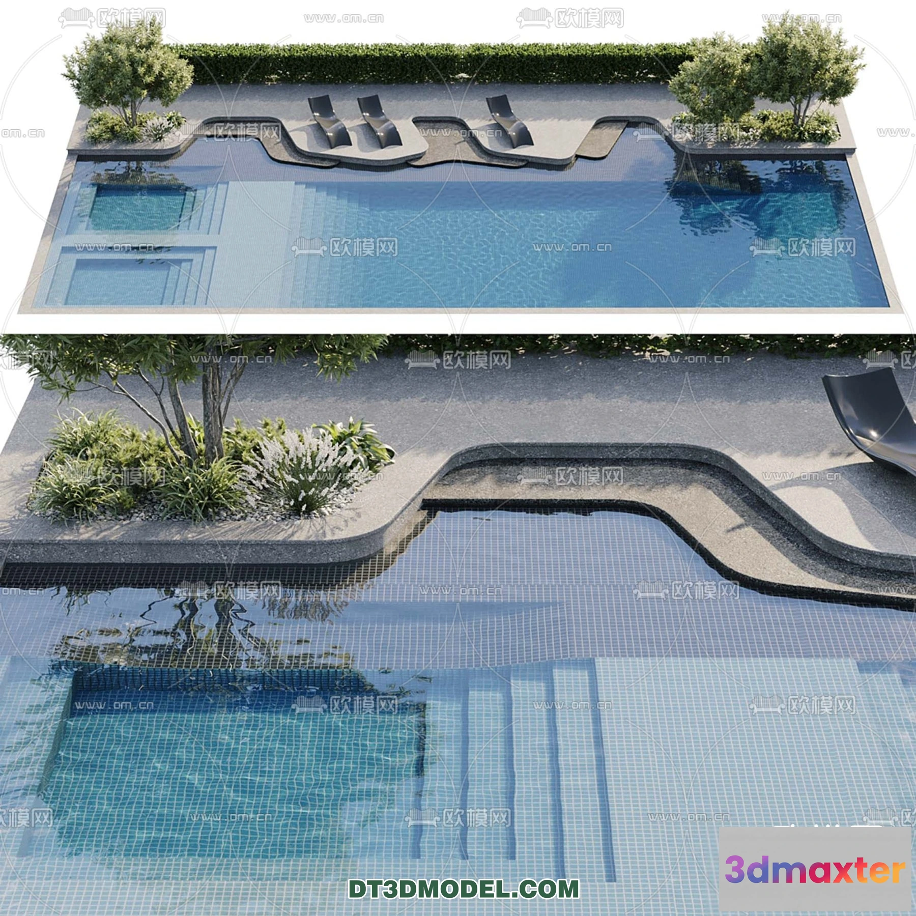 1239898 - EXTERIOR - POOL - CORONA - 3D MODEL - 1073