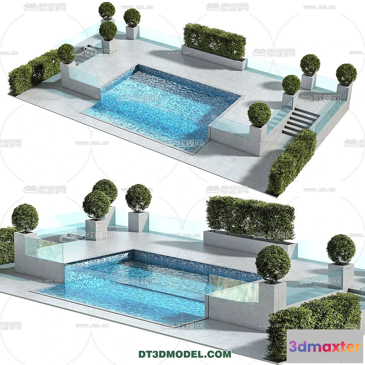 1239908 - EXTERIOR - POOL - CORONA - 3D MODEL - 1078
