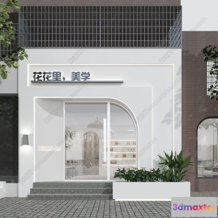 1363928 - Exterior 3D Collection - Shop - Fastfood - Retails - 3D Models - 005 3D Max