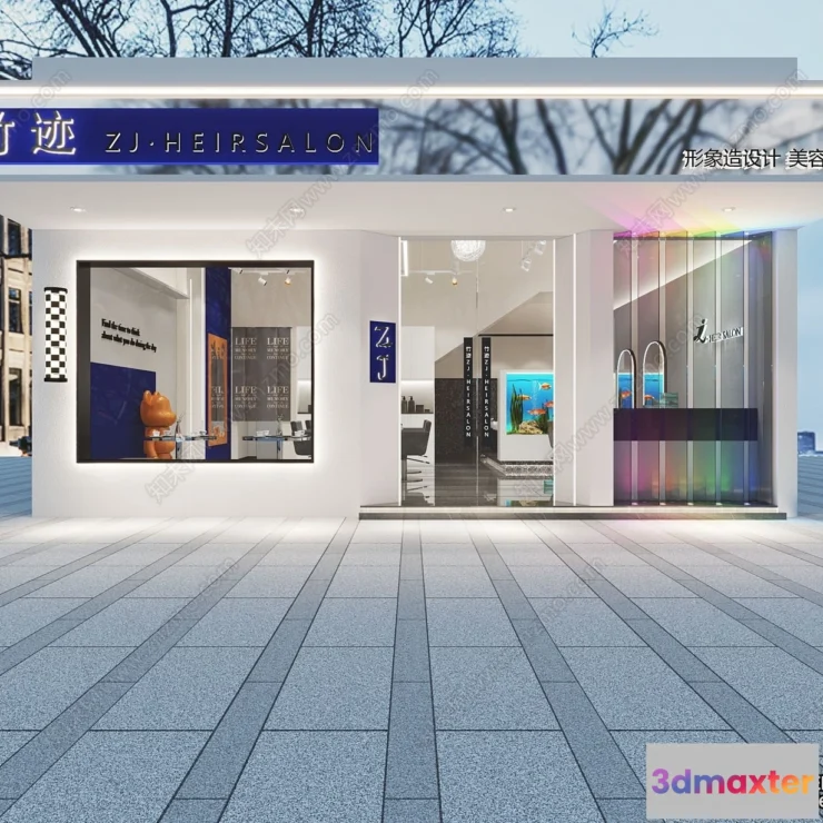 1364659 - Exterior 3D Collection - Shop - Fastfood - Retails - 3D Models - 016 3D Max