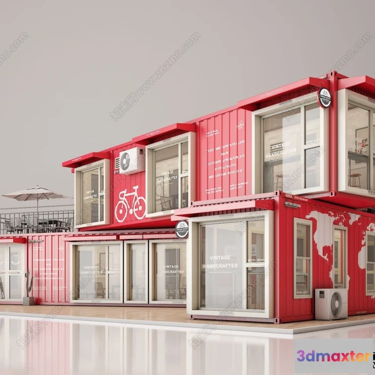 1364730 - Exterior 3D Collection - Shop - Fastfood - Retails - 3D Models - 017 3D Max