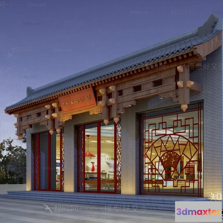 1364872 - Exterior 3D Collection - Shop - Fastfood - Retails - 3D Models - 019 3D Max