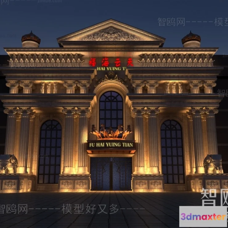 1365289 - Exterior 3D Collection - Shop - Fastfood - Retails - 3D Models - 025 3D Max