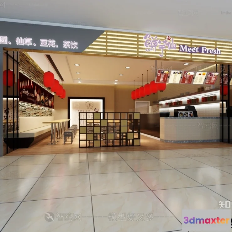 1365357 - Exterior 3D Collection - Shop - Fastfood - Retails - 3D Models - 026 3D Max