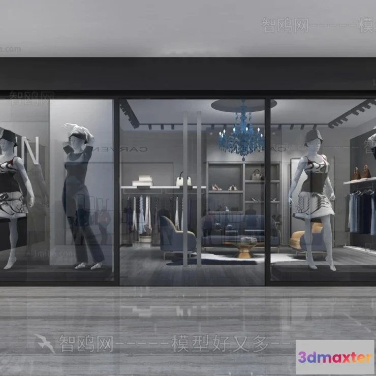 1365760 - Exterior 3D Collection - Shop - Fastfood - Retails - 3D Models - 032 3D Max