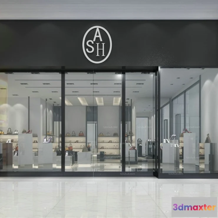 1366034 - Exterior 3D Collection - Shop - Fastfood - Retails - 3D Models - 036 3D Max